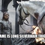 game of thrones horse meme|Game of Thrones: Arya's White Horse Inspires Uber Memes .